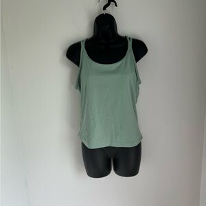 Love Pink Mint Green Workout Tank Top Size L